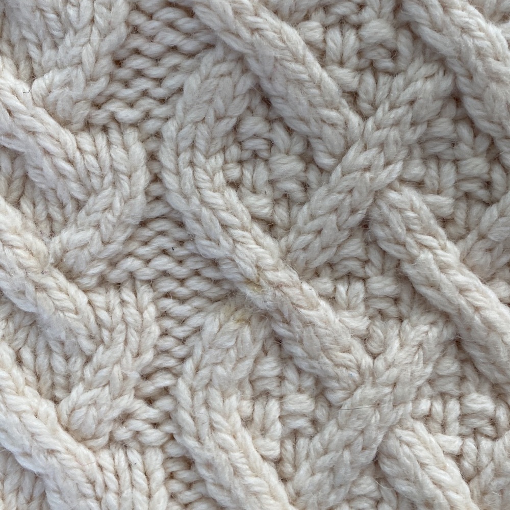 J. Crew Cream Cable Knit Turtleneck Sweater - Picture 7 of 8